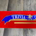 Trivia Challenge LA Plexiglass Arcade Marquee Wall Art 24” x 8” Vintage Original
