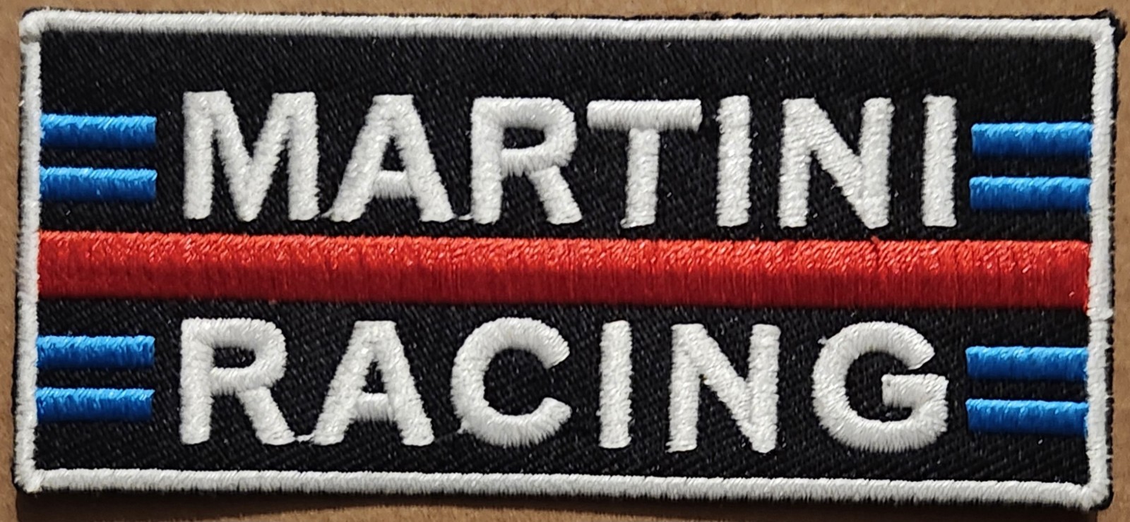 Martini Racing embroidered Iron on patch 6 ct. automotive
