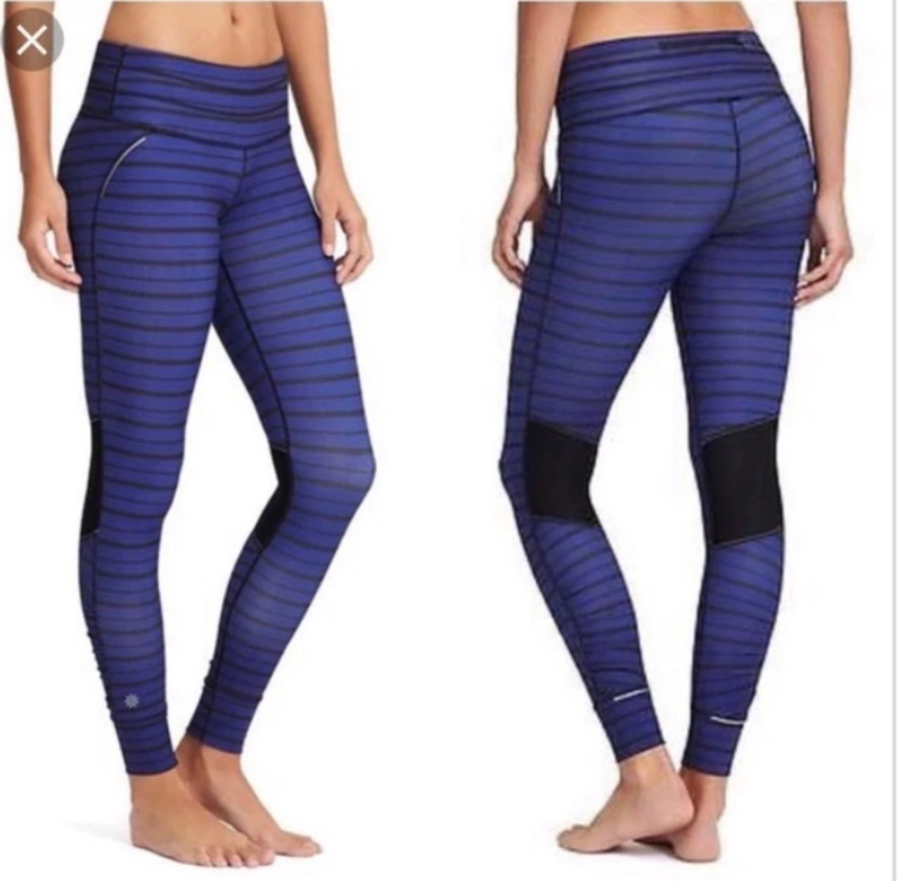 Athleta Relay Striped Leggings
