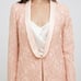 ASOS DESIGN Pink (peachy) tailored lace suit- Size 6/8