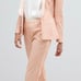 ASOS DESIGN Pink (peachy) tailored lace suit- Size 6/8
