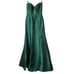 Alfred Sung Strapless Sweetheart Neckline Dress Beaded Belt Green Women's 2 NWT