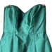 Alfred Sung Strapless Sweetheart Neckline Dress Beaded Belt Green Women's 2 NWT