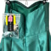 Alfred Sung Strapless Sweetheart Neckline Dress Beaded Belt Green Women's 2 NWT