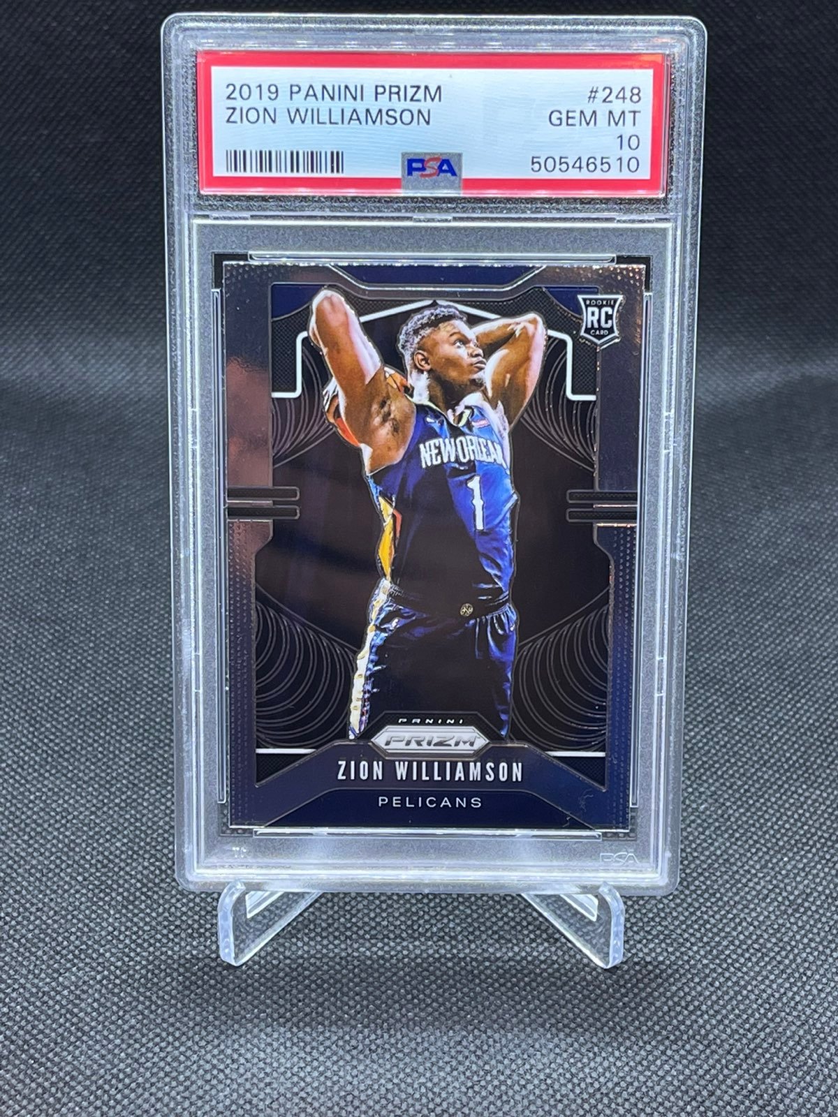 Zion Williamson RC 2019 Panini Prizm PSA 10 Gem Mint Rookie New Orleans Pelicans