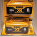 For DeWal DCB2062 (2-Pack) 20V MAX XR 6 Ah Li-Ion Batteries