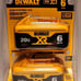 For DeWal DCB2062 (2-Pack) 20V MAX XR 6 Ah Li-Ion Batteries