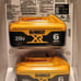 For DeWal DCB2062 (2-Pack) 20V MAX XR 6 Ah Li-Ion Batteries
