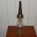 Vintage Atlantic Glass Oil Bottle w/ Moore & Kling Metal Spout