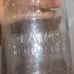 Vintage Atlantic Glass Oil Bottle w/ Moore & Kling Metal Spout
