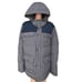 Levi's men’s Arctic Cloth Heavyweight Parka Jacket grey/navy size XL NWOT