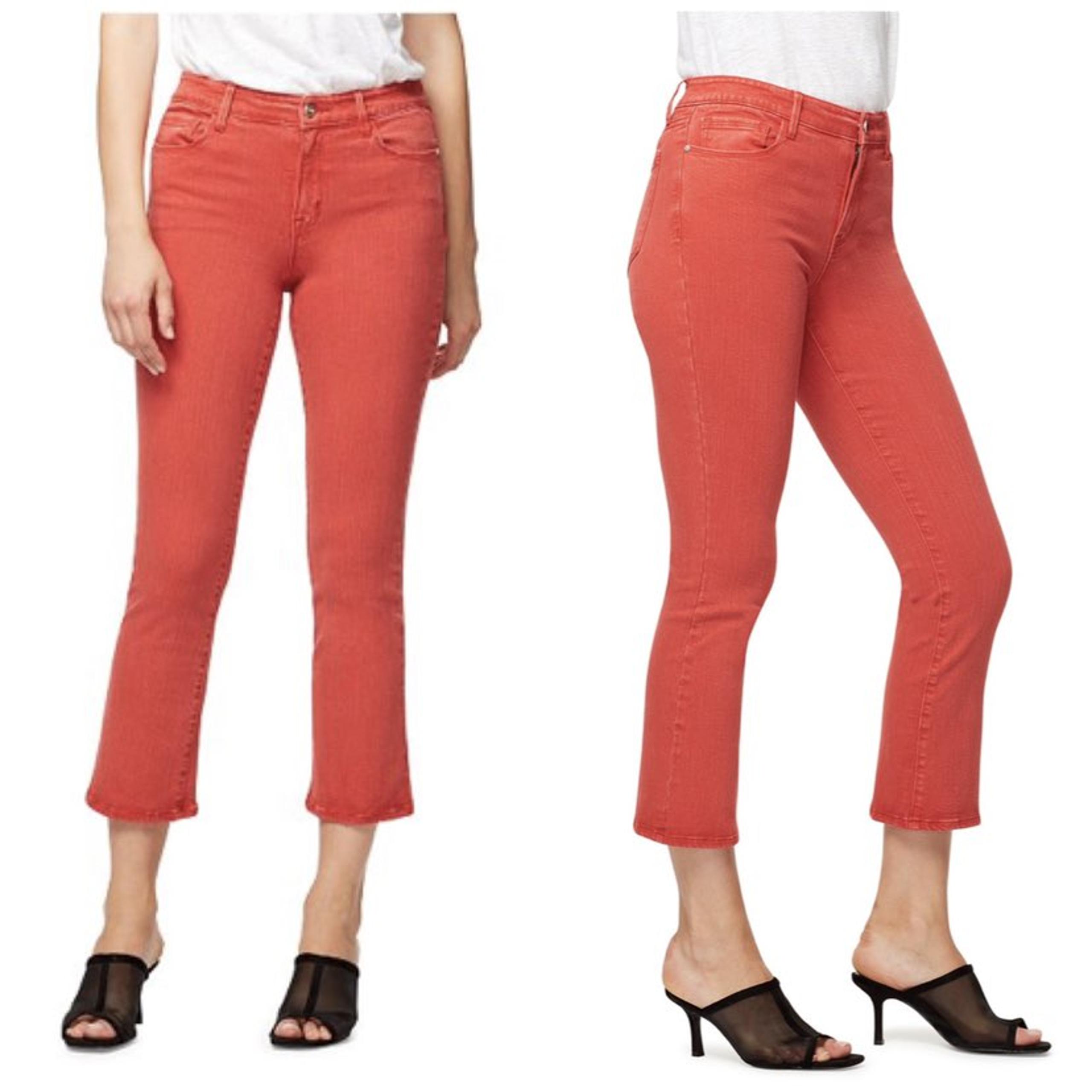 NWT SANCTUARY DENIM KICK CROP POMEGRANAT
