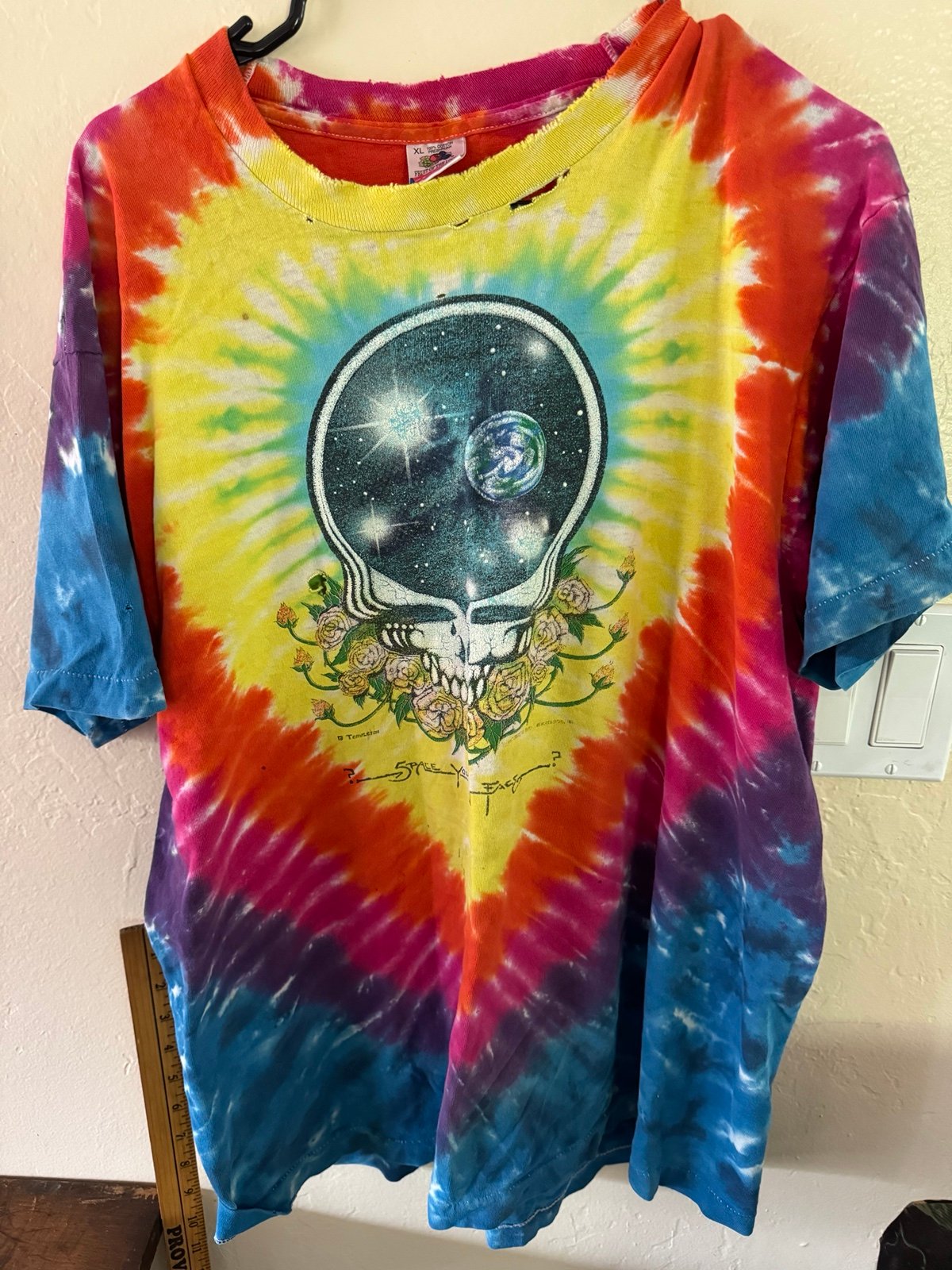vintage Grateful Dead Tie Dye T-shirt 25 Years Dead MCMXC 1987 Grateful Dead Inc
