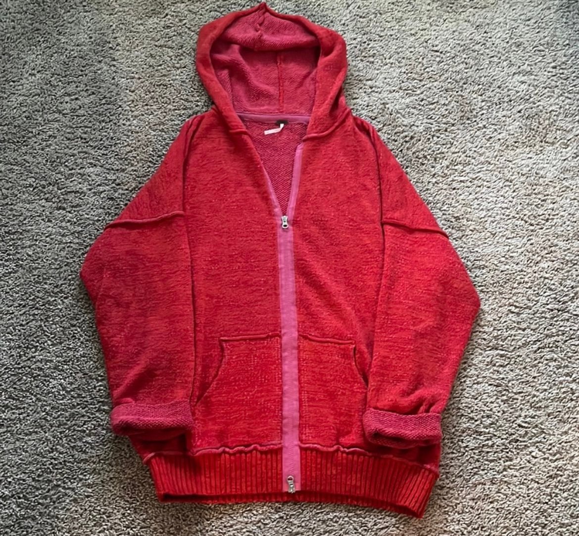 Free people zip up Hoodie