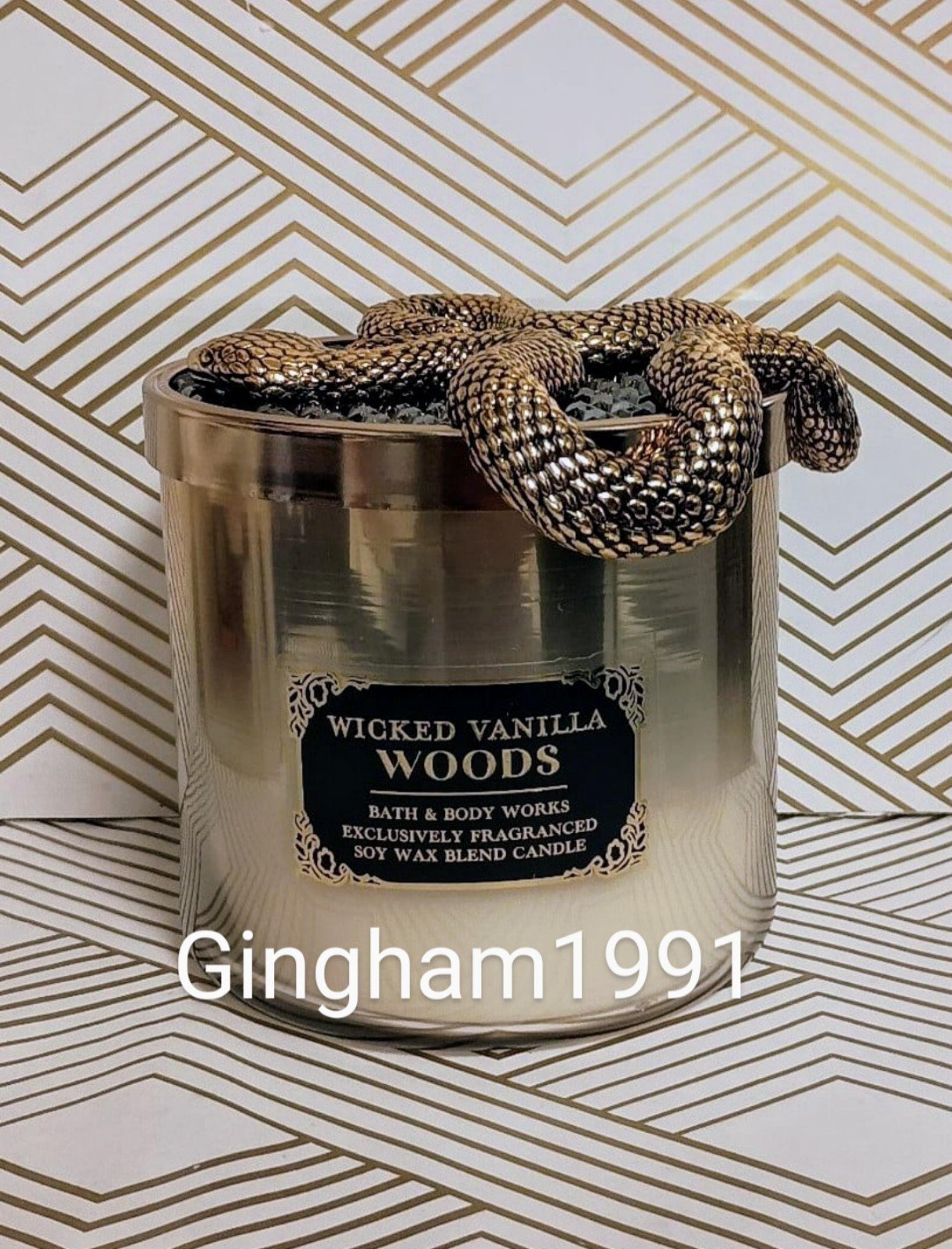 Wicked Vanilla Woods 3 Wick Candle Bath & Body Works