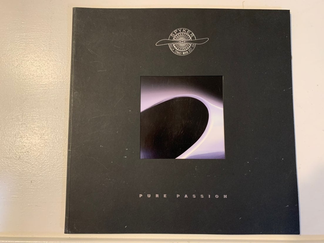 2005 Spyker C8 Factory Dealer Booklet