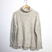 PHILOSOPHY heathered grey beige turtle neck sweater