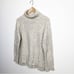 PHILOSOPHY heathered grey beige turtle neck sweater