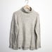PHILOSOPHY heathered grey beige turtle neck sweater