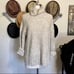 PHILOSOPHY heathered grey beige turtle neck sweater