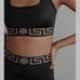 Versace Greca Border Sports Bra