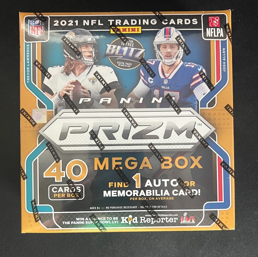 2021 Panini Prizm NFL Football Mega Box FANATICS Exclusive NEW SEALED