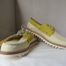 Sperry Men's Cloud Authentic Original Serrsucker 3-Eye Boat Shoe Leather Shoes