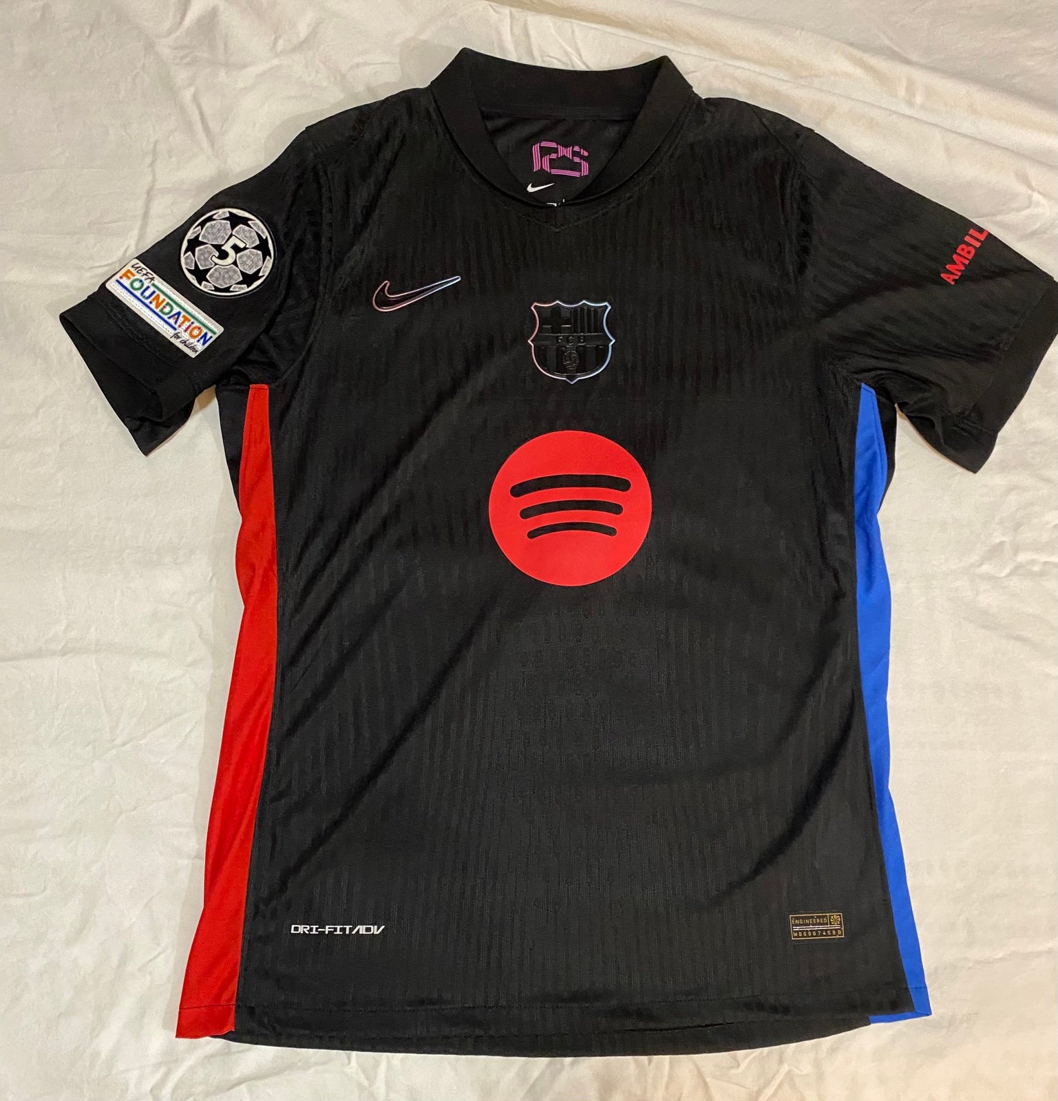 Barcelona 24/25 Black Away Jersey