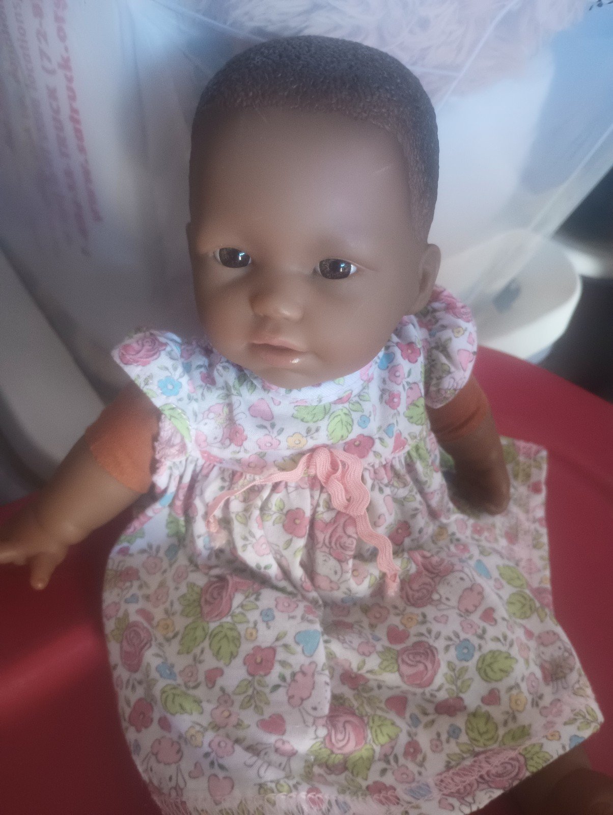 VINTAGE ZAPT AFRICAN AMERICAN BABY DOLL SOFT RUBBER FACE 8 RARE-READ (B28)