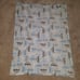 Baby Starters Blue Gray White Fleece Baby Blanket Vehicle Car 30x40 Lovey 2015