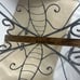 Vintage Magazine Rack Gray Butterfly Metal Boho Cottagecore Grannycore Fold Flat