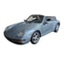 Maisto 1994 Porsche 911 Carrera Cabriolet Blue Diecast Model Car 1/18 Scale