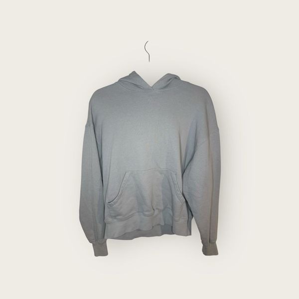 We Wore What Oversized Washed Blue Hoodie Size XS