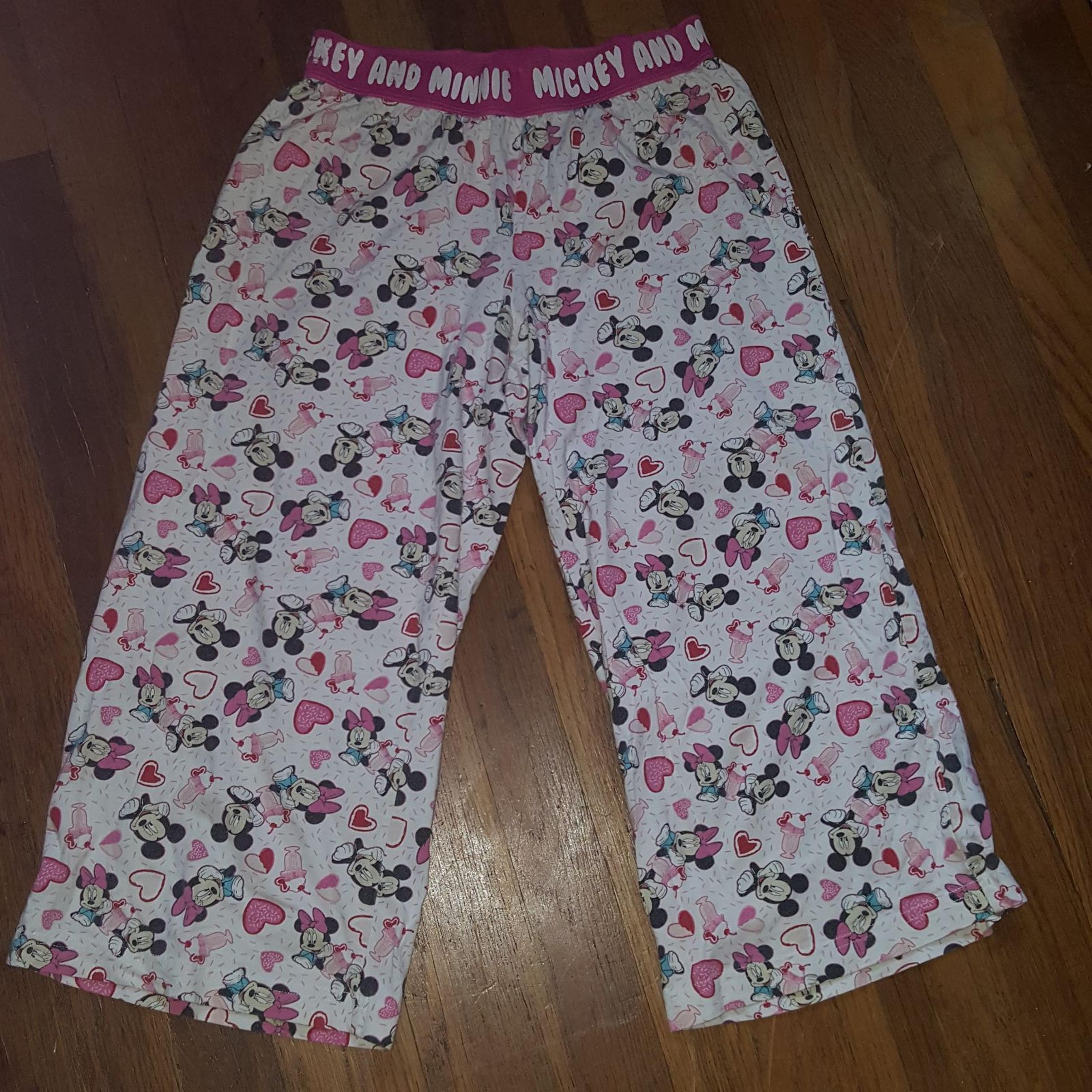 Minnie & Mickey crop sleep pants