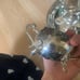 International silver company silver plated four piece coffee set pot creamer