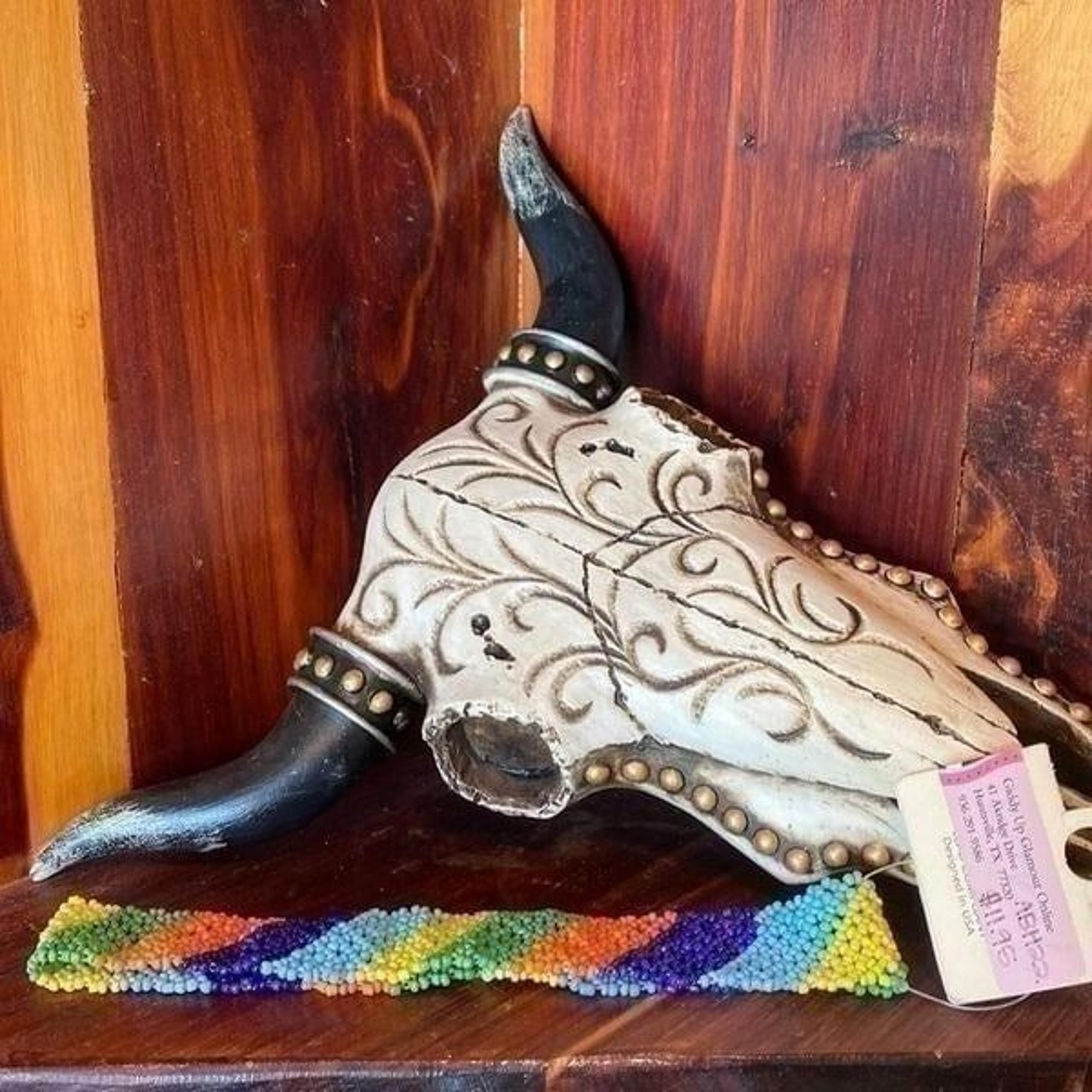 NWT Giddy up Glamour Beaded headband