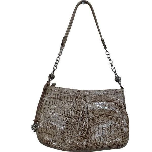 Brighton tan leather shoulder bag