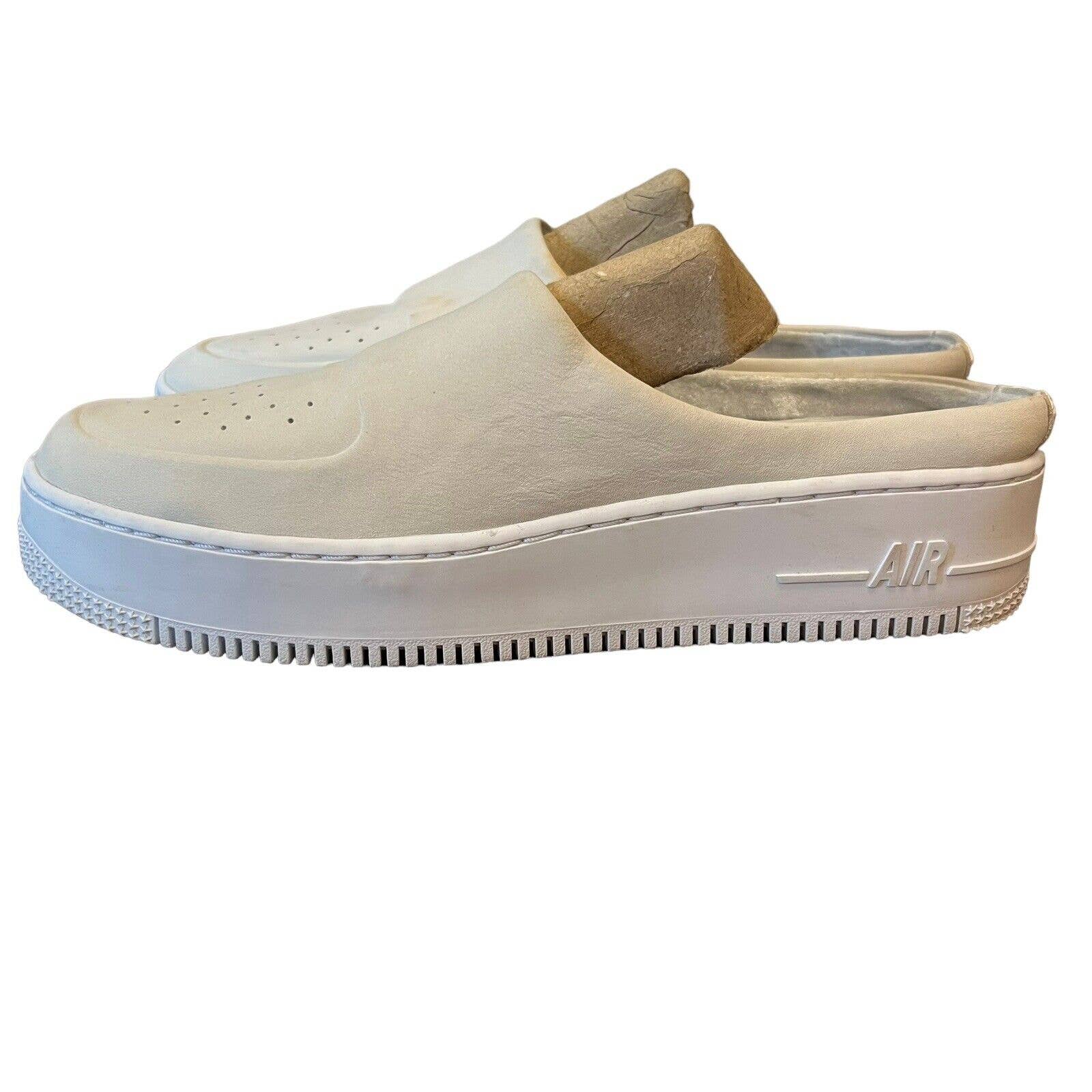 Nike Air Force 1 Lover XX Premium White AO1523-100 Mule Shoes WOMENS SZ 12