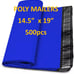 500pcs 14.5 x 19 Blue Poly Mailers Packaging Shipping Bag Mailing Envelopes