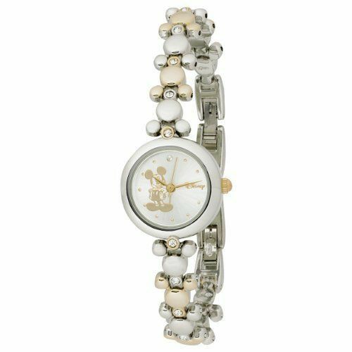 Mickey Mouse Two-Tone Bracelet Watch