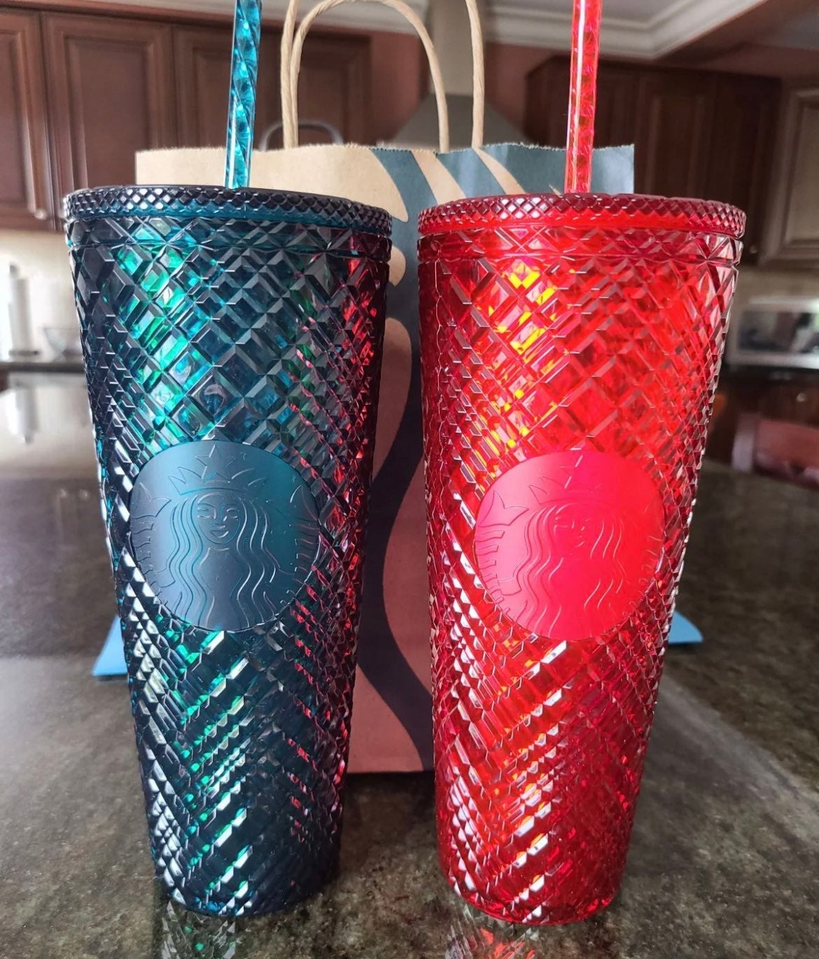 24oz Starbucks Christmas 2021 Tumblers lot