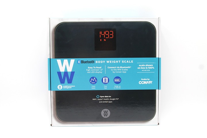 NEW Weight Watchers Full Size Bluetooth Body Weight Tracking Scale By Conair