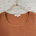DEMYLEE Sleeveless Knit Orange S Elegant Classy Versatile