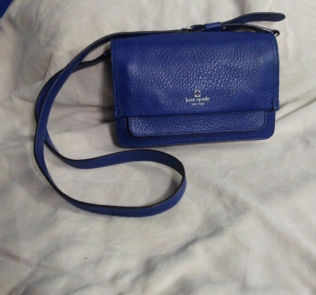 ❤️ KATE SPADE- BEAUTIFUL ROYAL BLUE! VERY CLEAN!!