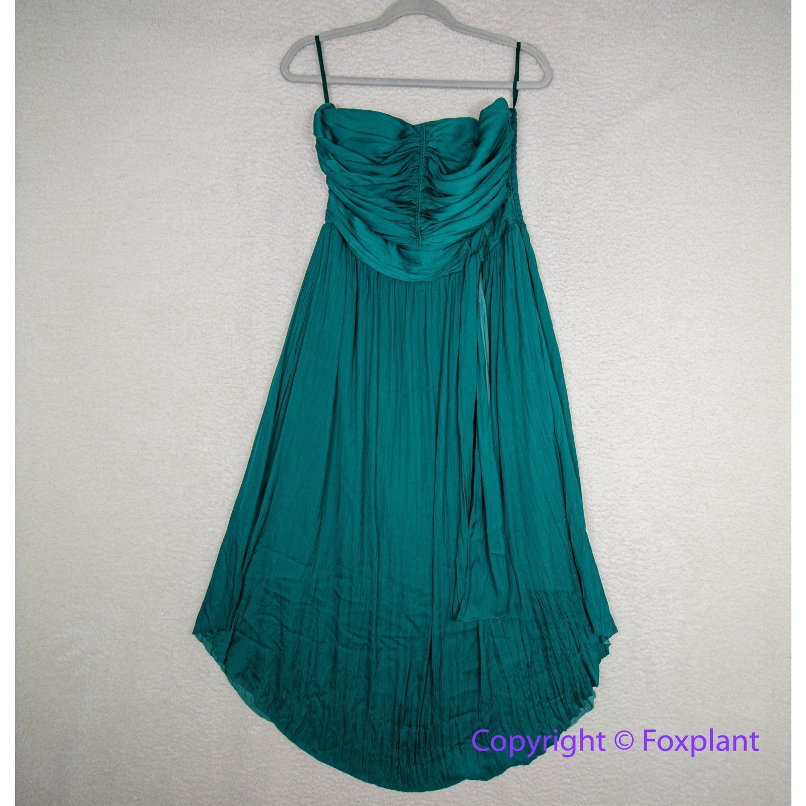 New! *no halter strap* White House Black Market Pleated Tie-Waist Dress size 12