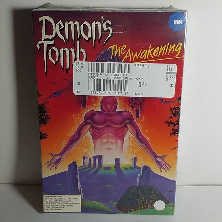 Demon's Tomb The Awakening IBM PC Game Sealed