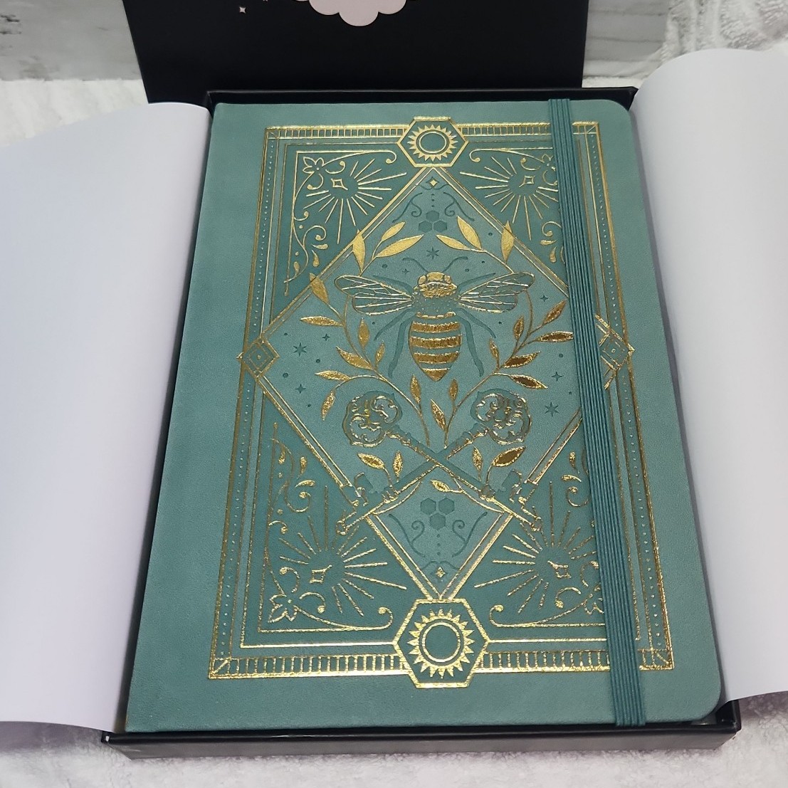 Archer & Olive A5 Keeper of Bees White Dot Grid Notebook  New in Box