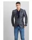 NWT INC International Concepts Mens Slim-Fit Party Jacquard Jacket