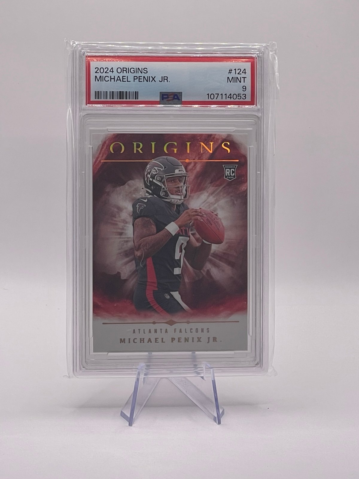 2024 Panini Origins - Rookies Michael Penix Jr. #124 (RC) PSA 9