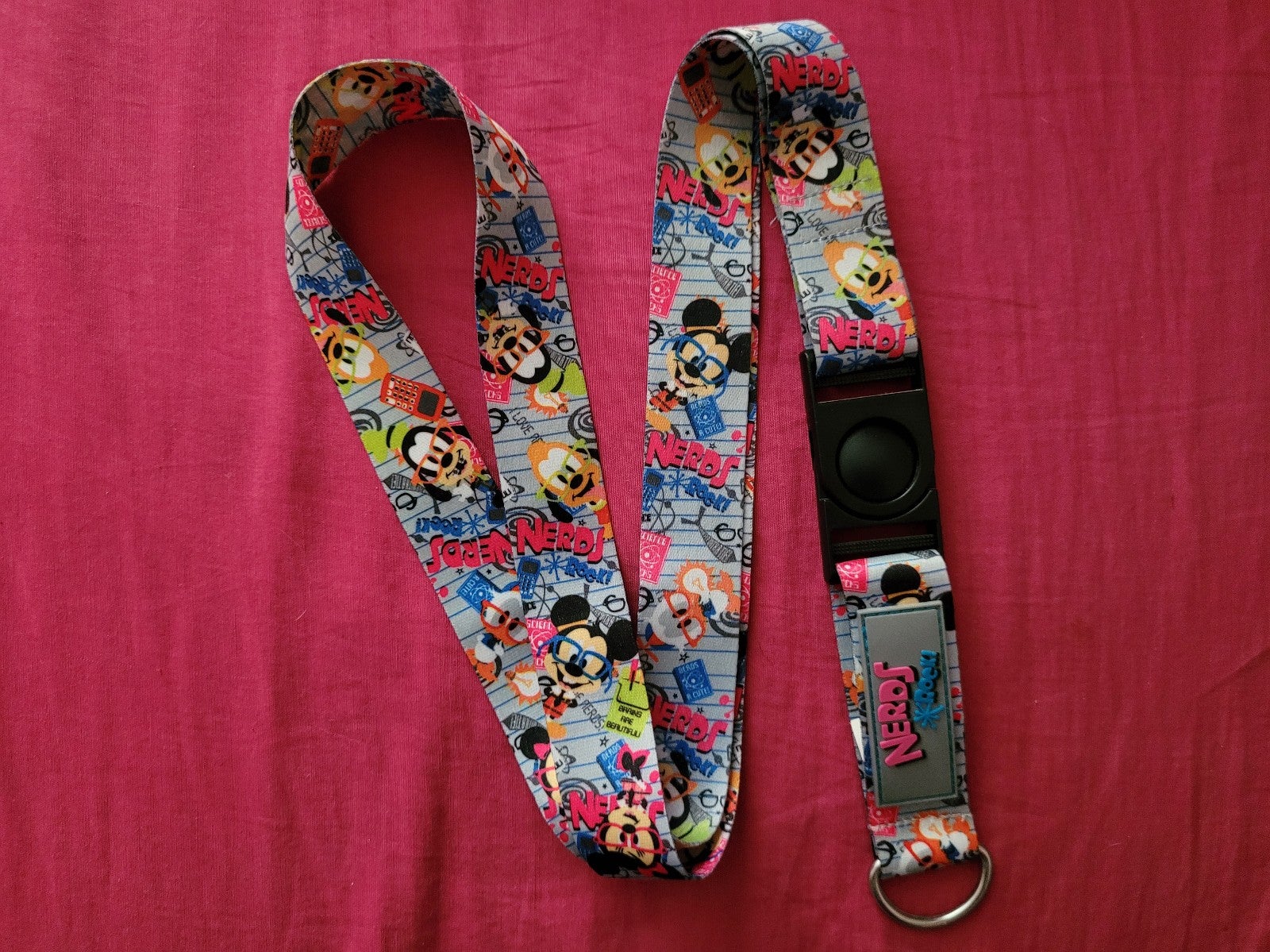 Disney Nerds Rock Lanyard - Pin Trading Lanyard